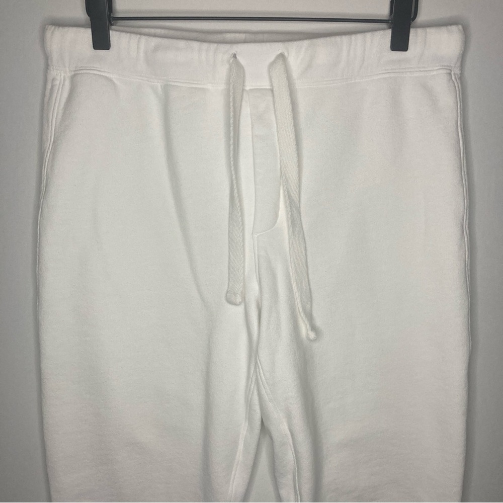 Frank & Eileen Christine Tulip Ankle Sweatpants White Sz M Medium EUC Cabincore - Picture 3 of 16